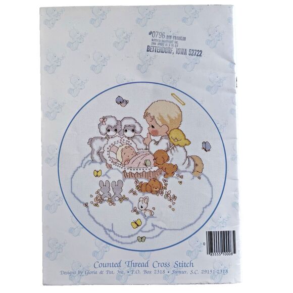 Cross Stitch Precious Moments Pattern Book Baby Book PM-8 Gloria & Pat - Picture 6 of 6